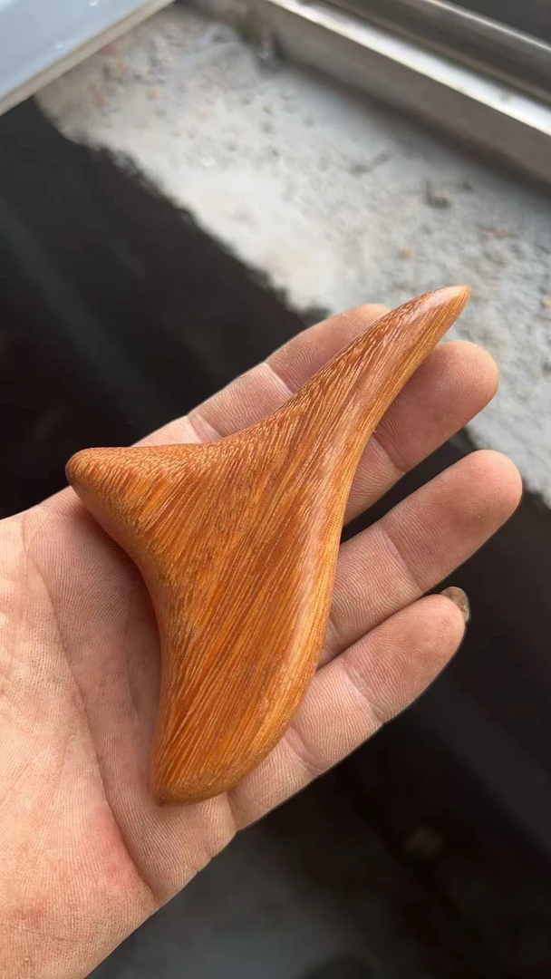 按摩三角雀头疗手持式龙凤木香家用肩颈按摩棒按摩器实木按摩三角