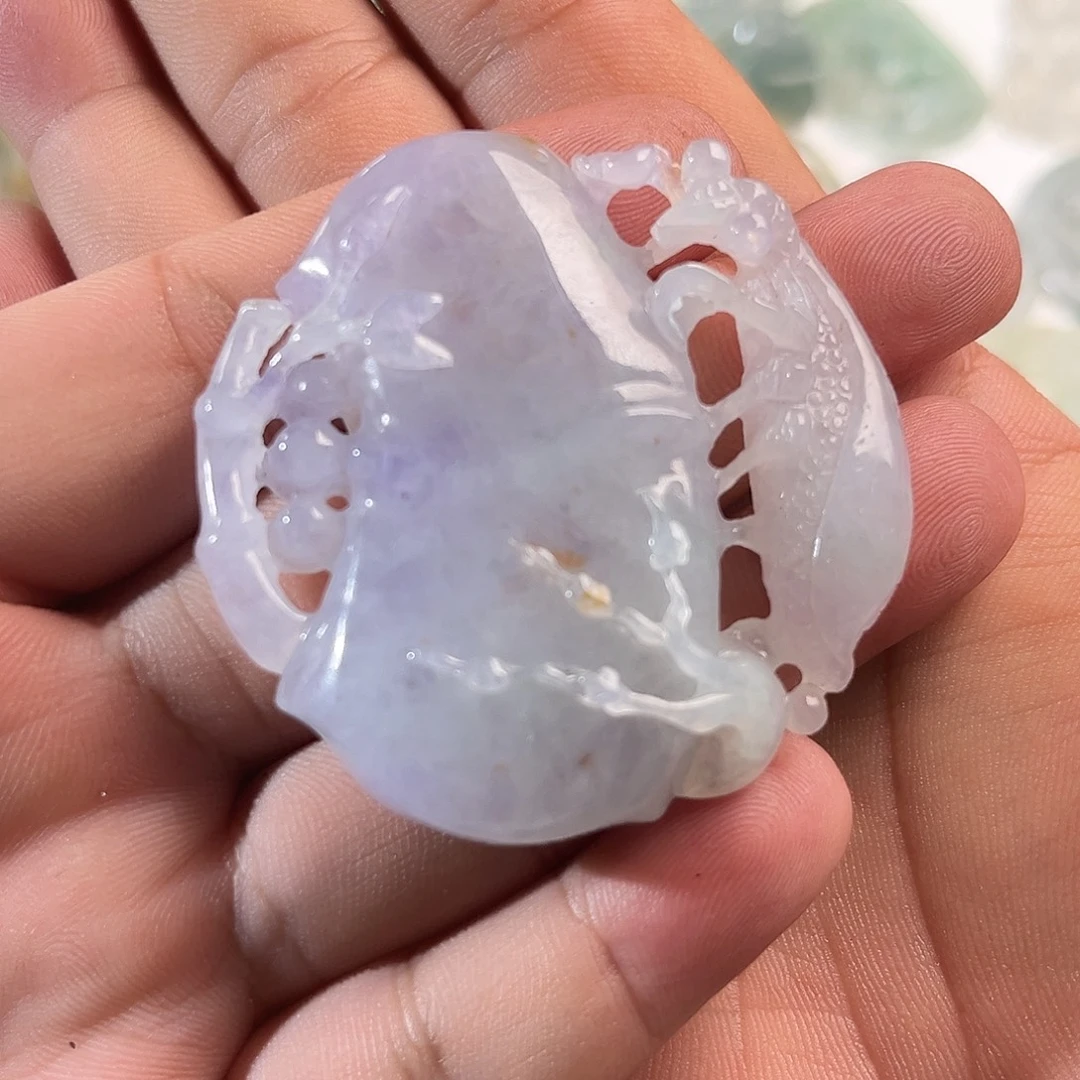 颈饰未镶嵌翡翠节节高升