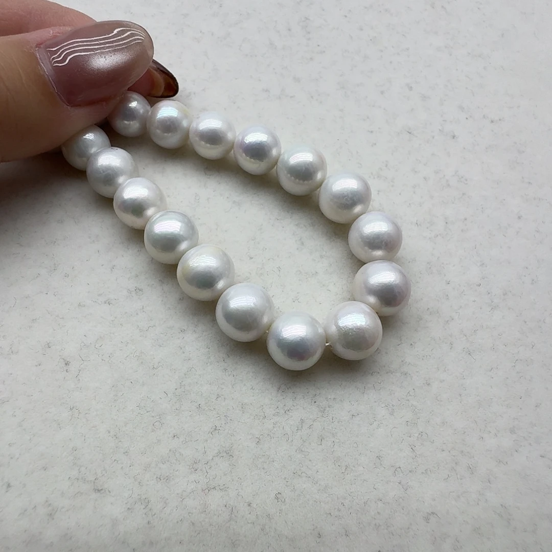 淡水珍珠未镶嵌手绳9-10的17厘米
