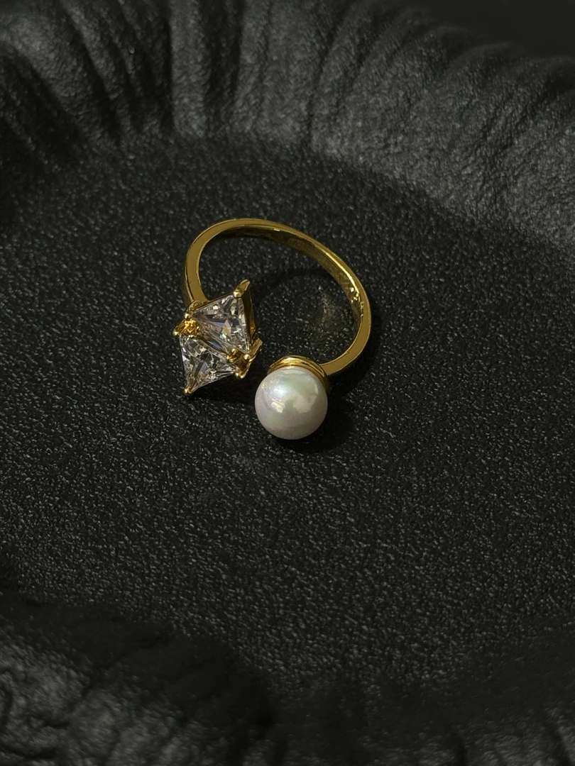 925银戒指 LARVINA珍珠戒指