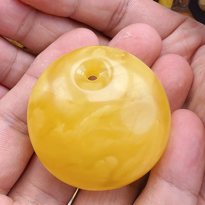 蜜蜡未镶嵌珠宝奇石蜜蜡吊坠35.5克