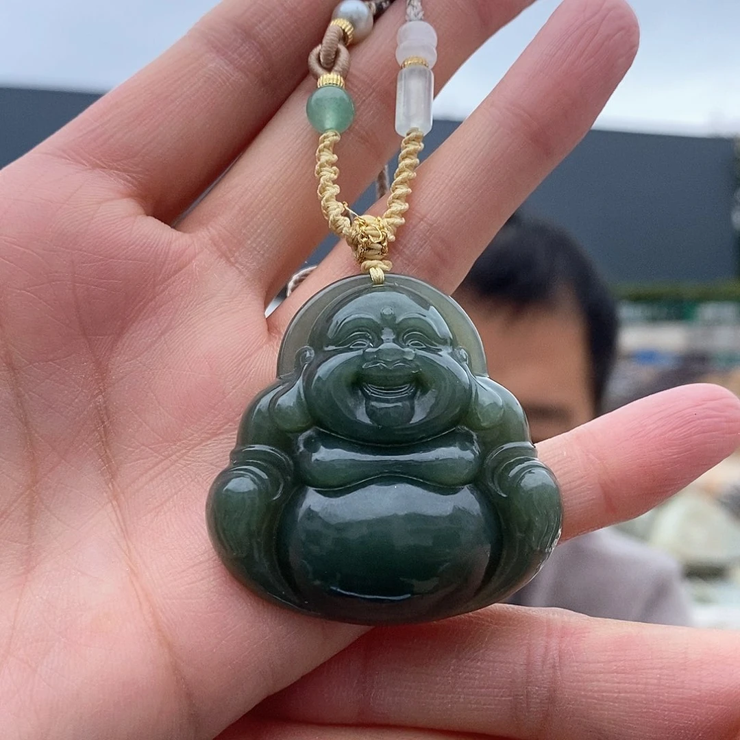 未镶嵌手链和田玉佛