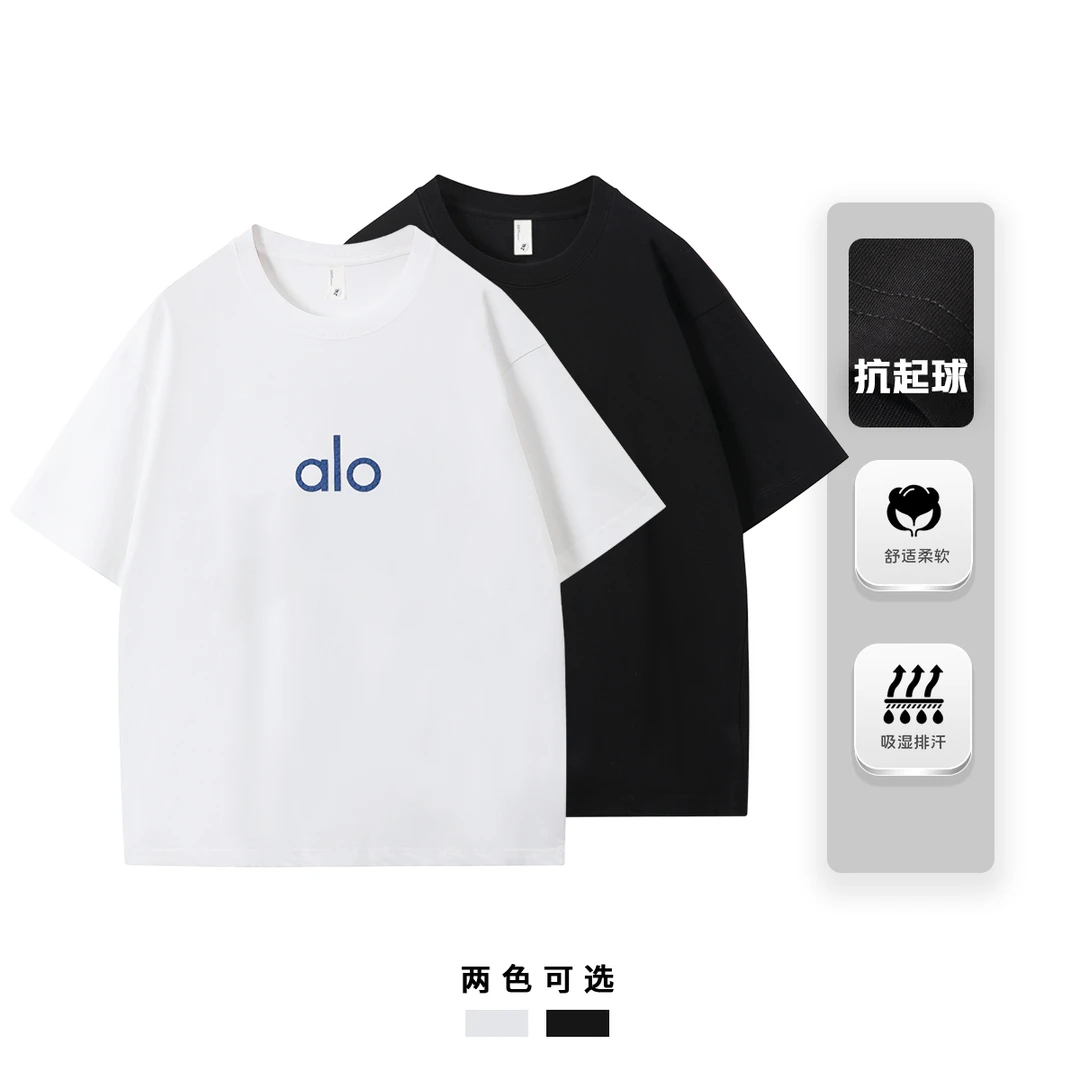 夏季百搭舒适圆领运动宽松印花时尚情侣休闲t恤短袖T恤潮流T222