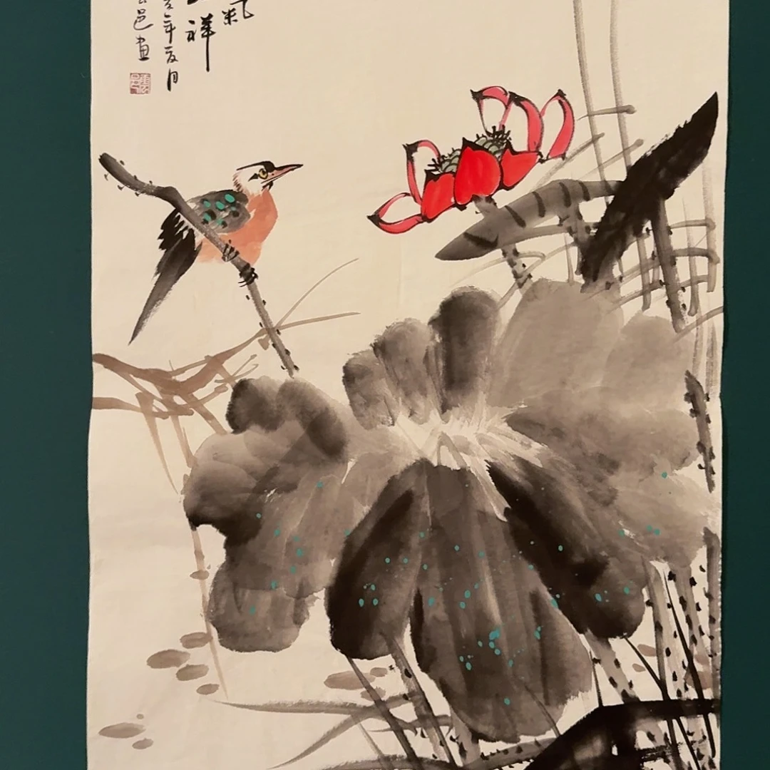 国画云老师画作画作