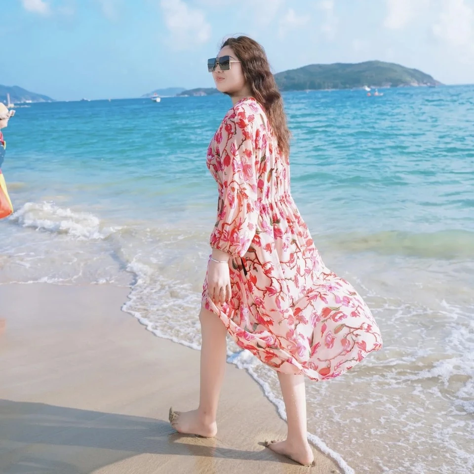 想退货别买。非图片款  中长款连衣裙防晒裙