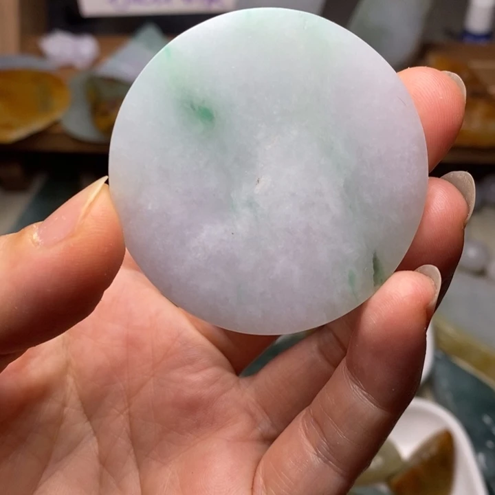 翡翠未镶嵌颈饰天然