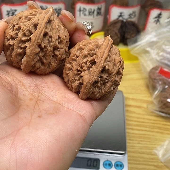 吊坠文玩核桃石*虎头43
