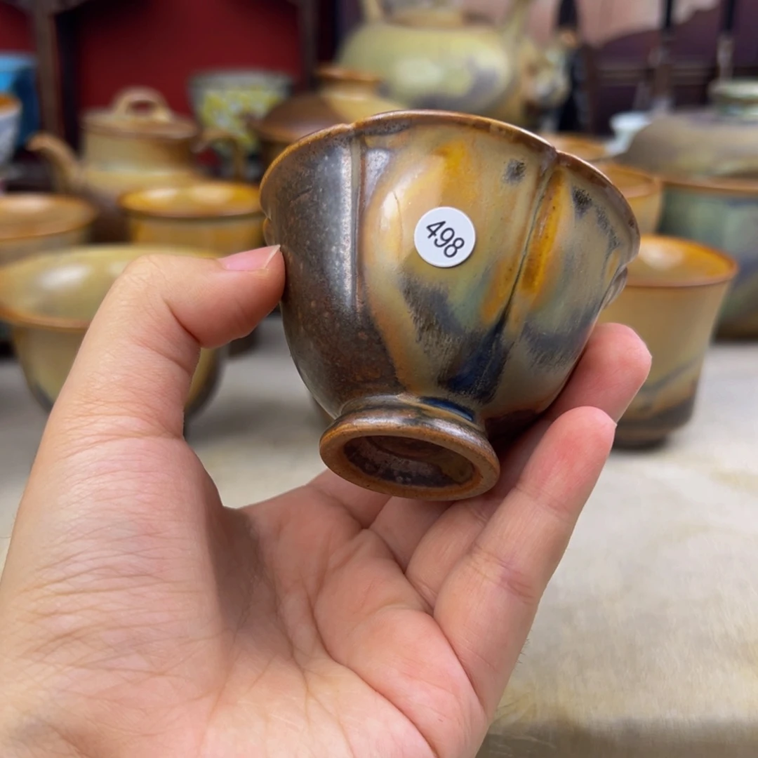 杯纯手工柴烧主人杯