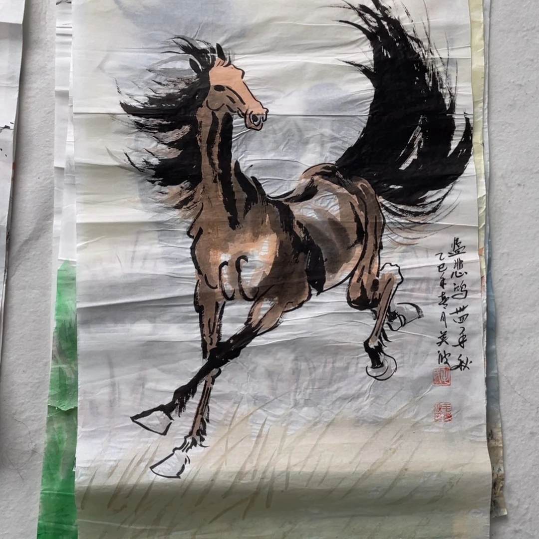 国画毛英波老师绘画