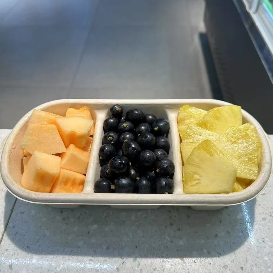 果切同城送三拼果切盒（蜂蜜凤梨+玫瑰葡萄+哈密瓜）约670克