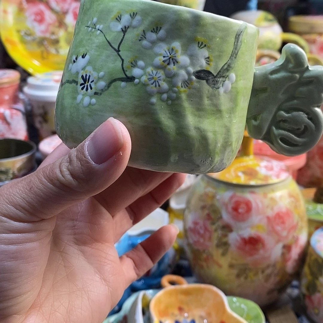 瓷片手绘陶瓷年货节福利