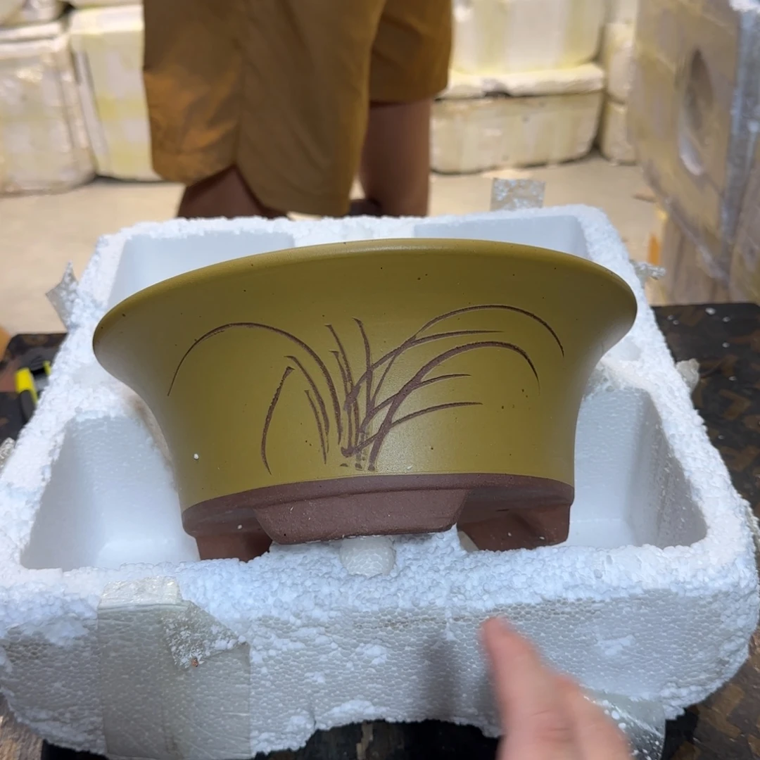 紫砂花盆瑕疵和瑕疵