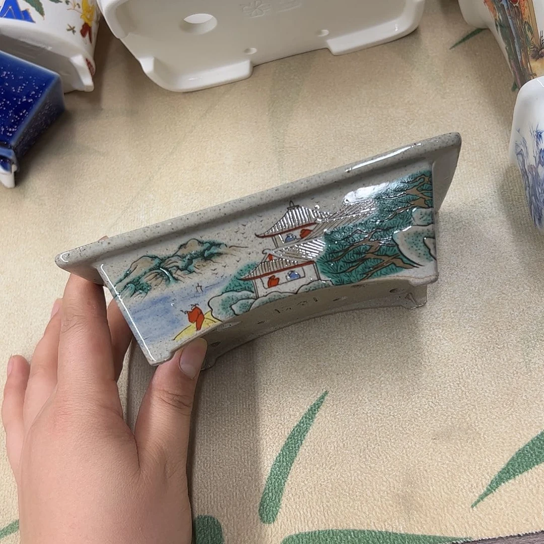 紫砂花盆954号瑕疵15/11/4.5cm