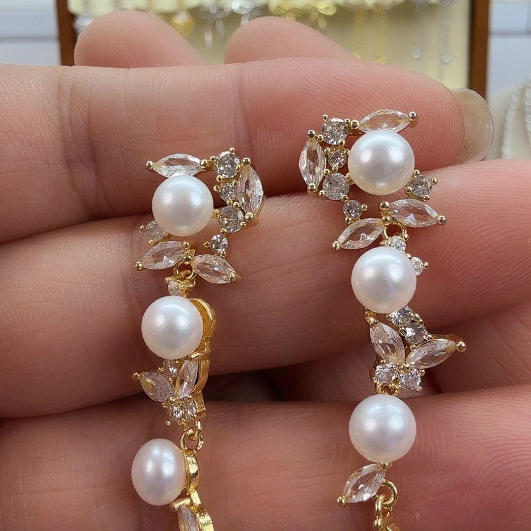 未镶嵌耳饰淡水珍珠150