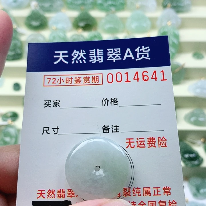 颈饰未镶嵌翡翠吊