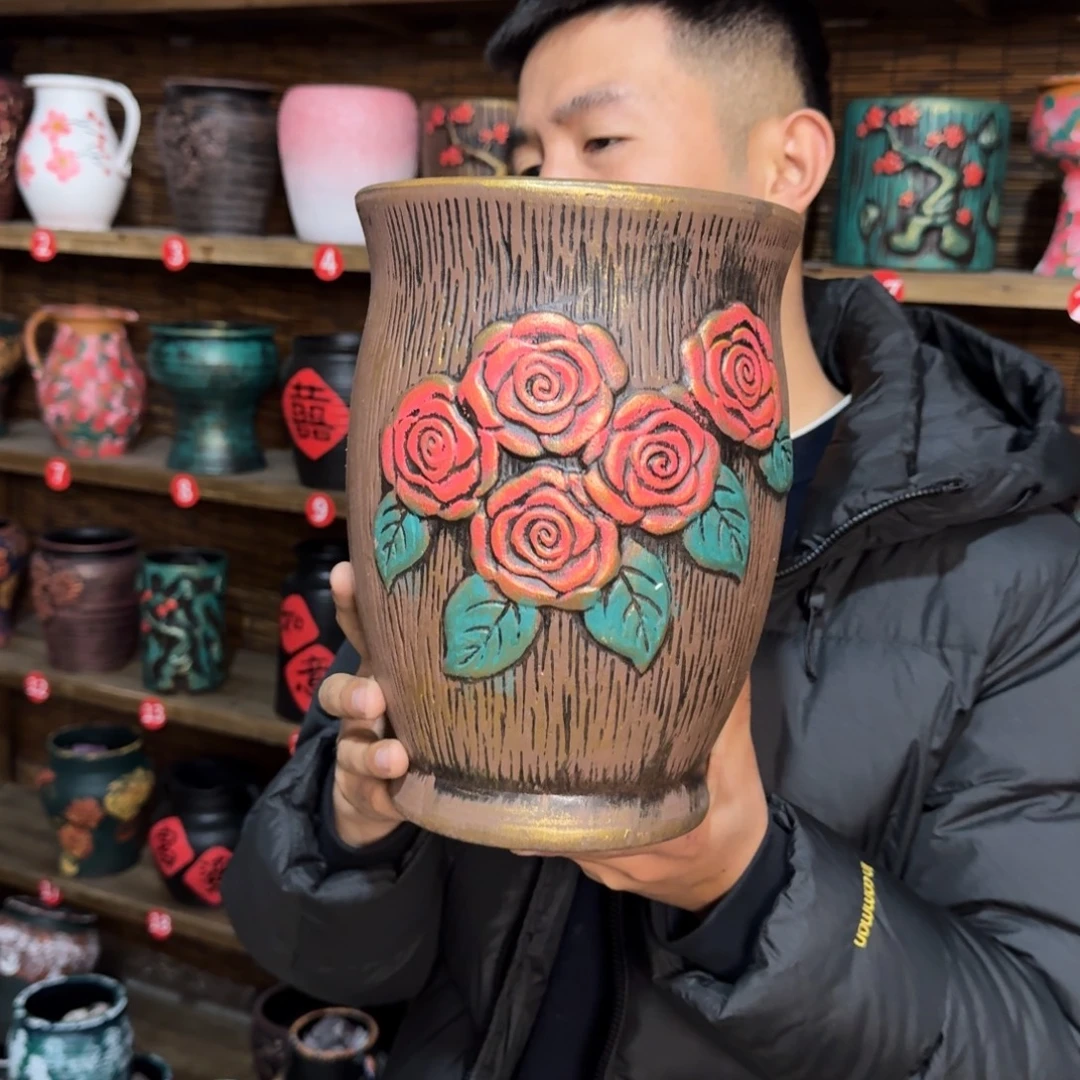 带孔福利红陶炸炸炸