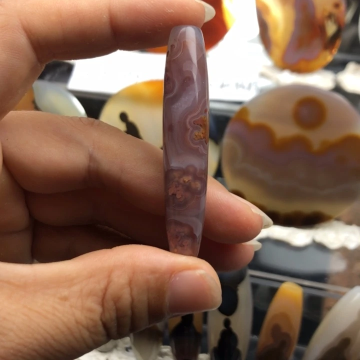 合金玛瑙/玉髓珠宝奇石048