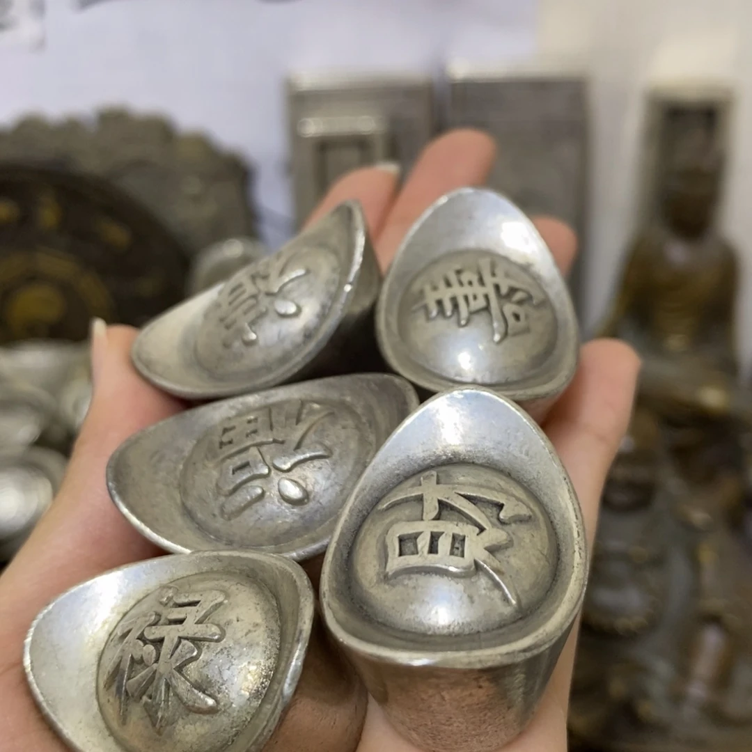 金属复古工艺品五福