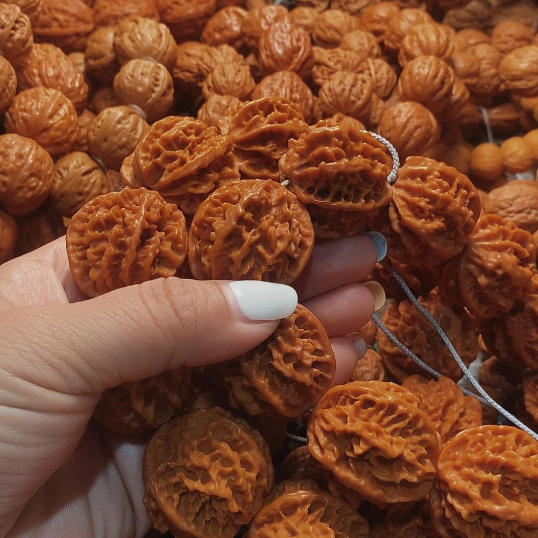 文玩核桃手串亮*粗筋