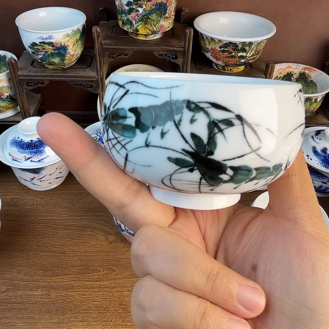 忠意堂釉下彩绣球