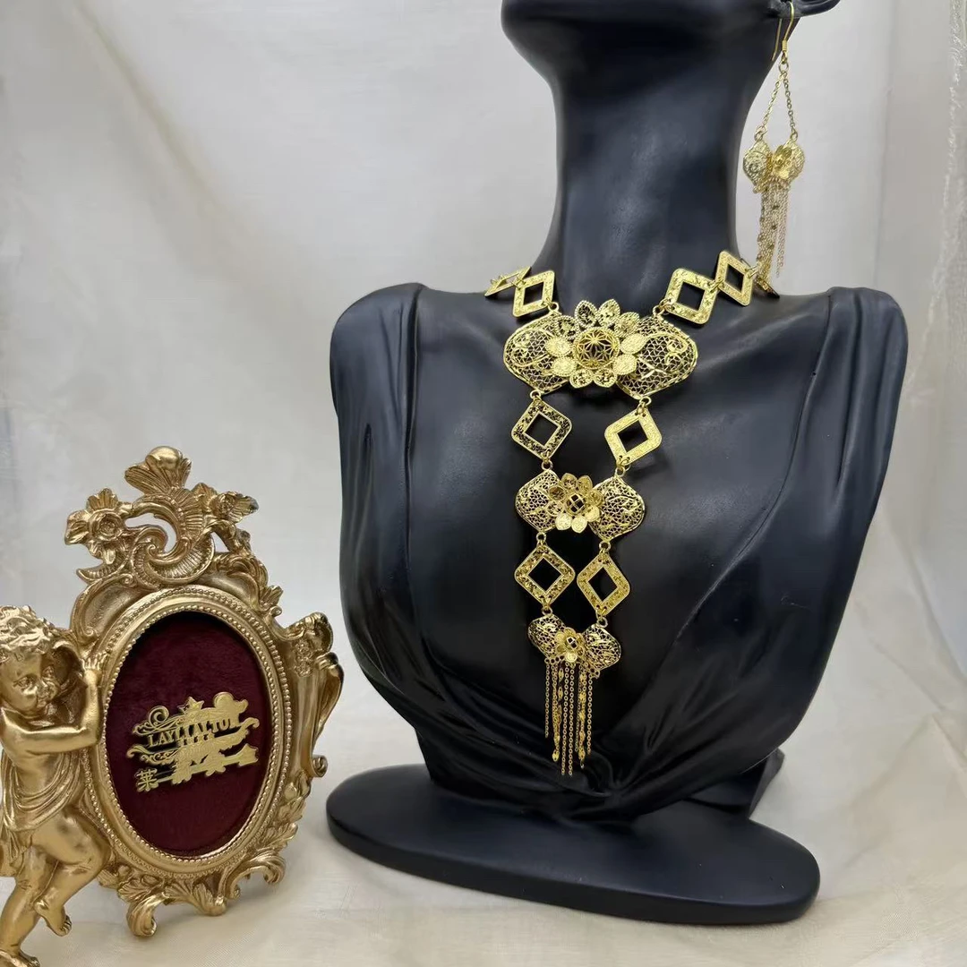 c播 47.39g 足金999 套链d