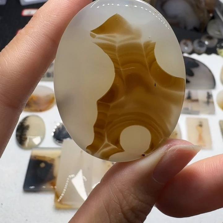 玛瑙/玉髓未镶嵌摆件
