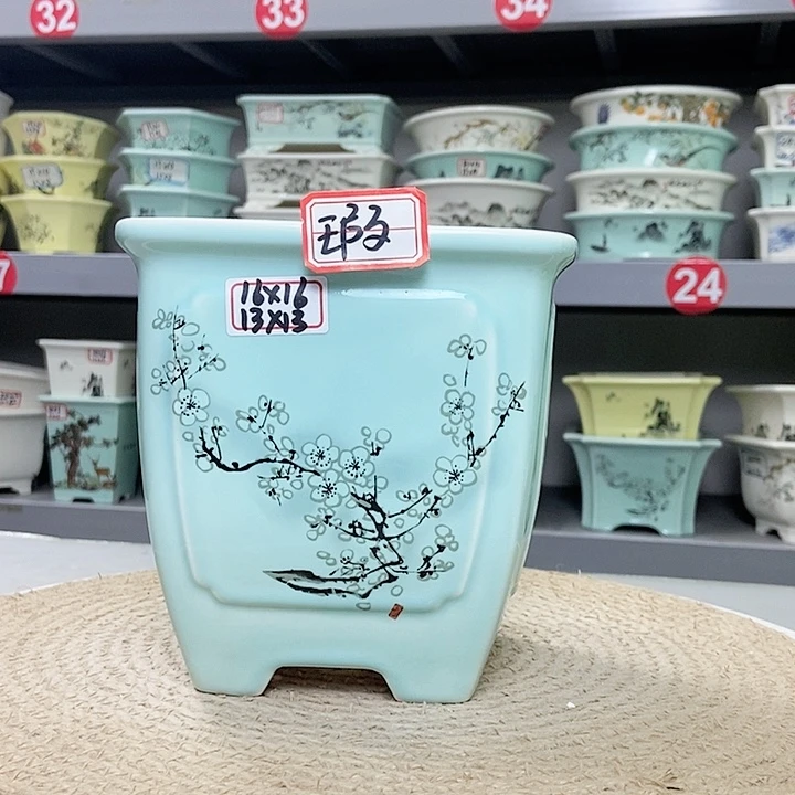 紫砂花瓶紫砂花盆