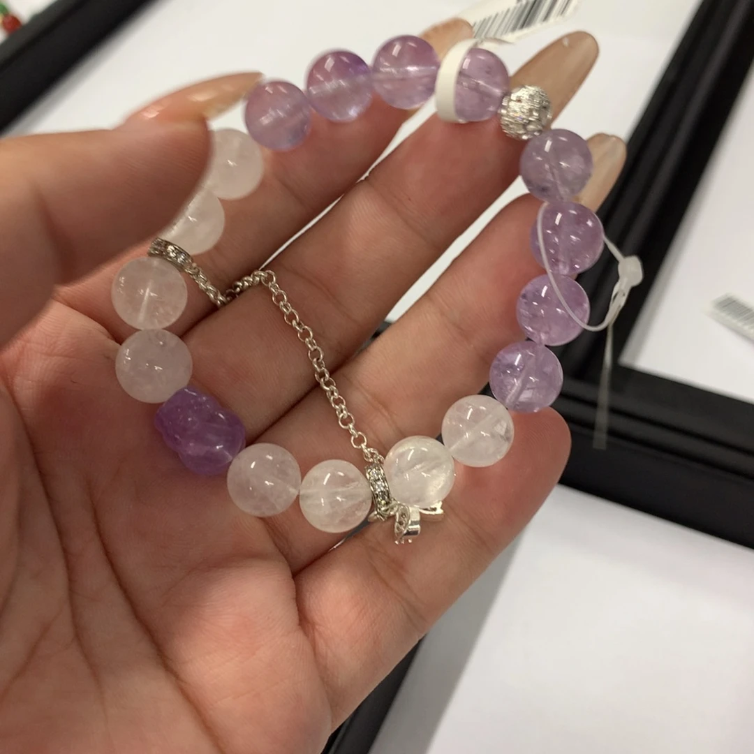 手链未镶嵌水晶紫水晶貔貅