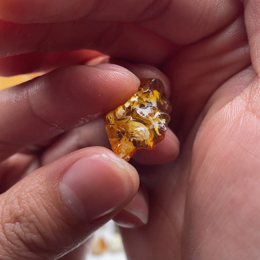 定制琥珀未镶嵌仙****花蜜蜡原石定制