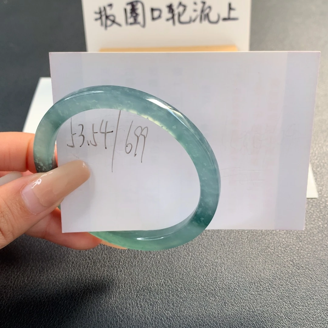 翡翠未镶嵌手镯天然翡翠