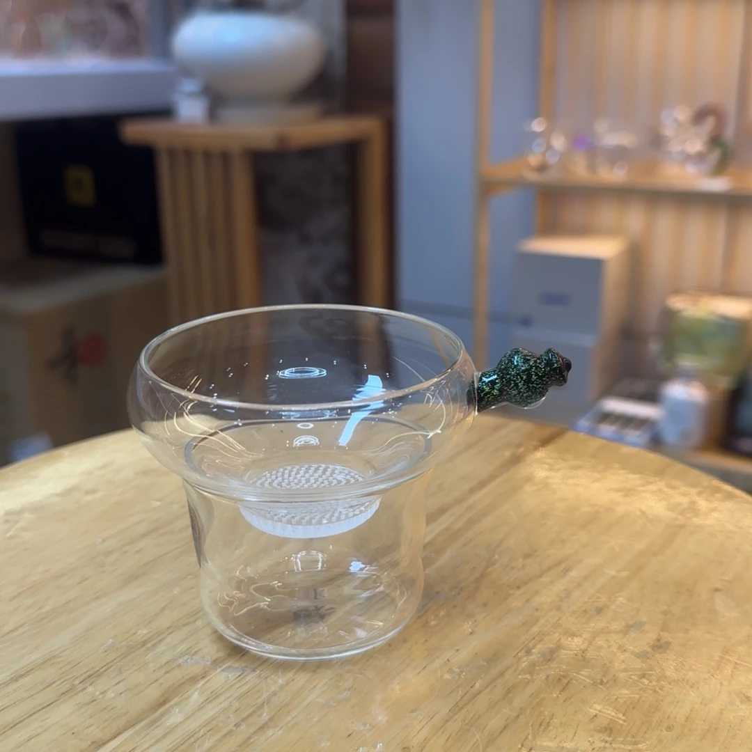 A***A禾器奉珠激光茶漏黑金