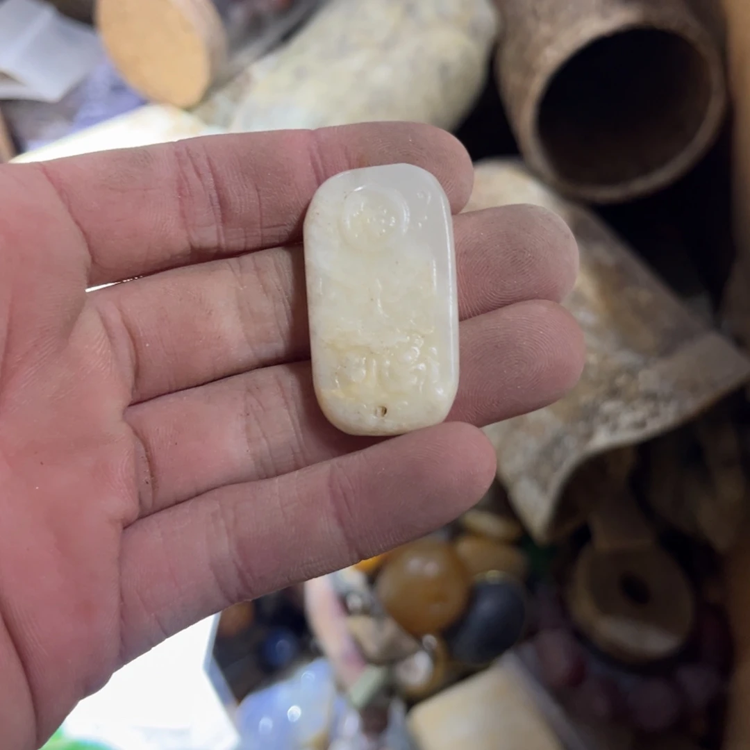 北***郎和田玉未镶嵌挂件