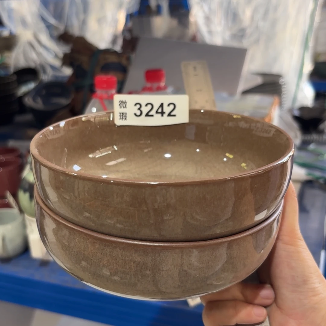 陶瓷3242 微瑕陶瓷餐具2个