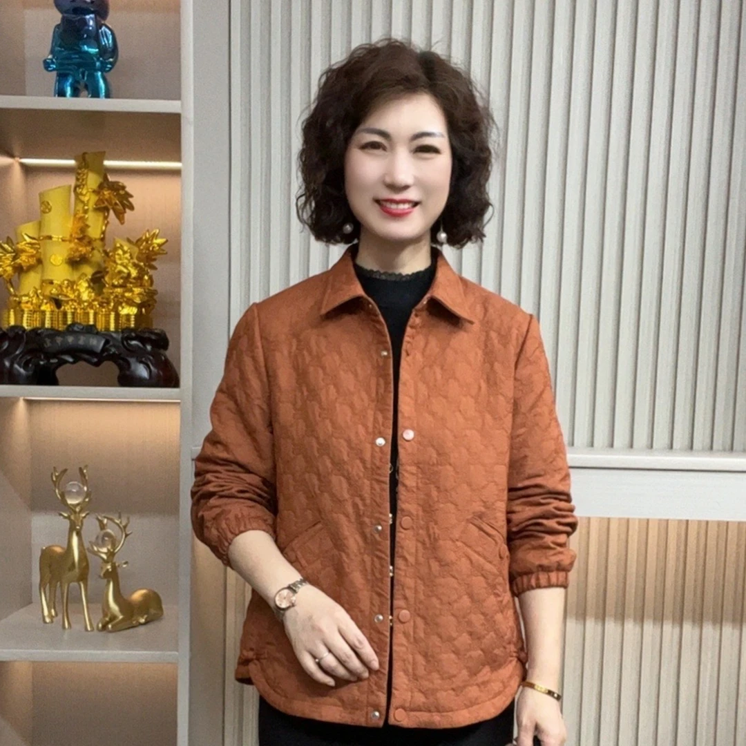 妈妈装红人欧若拉风流行时尚潮牌女装宽松春秋装外套休闲百搭长袖