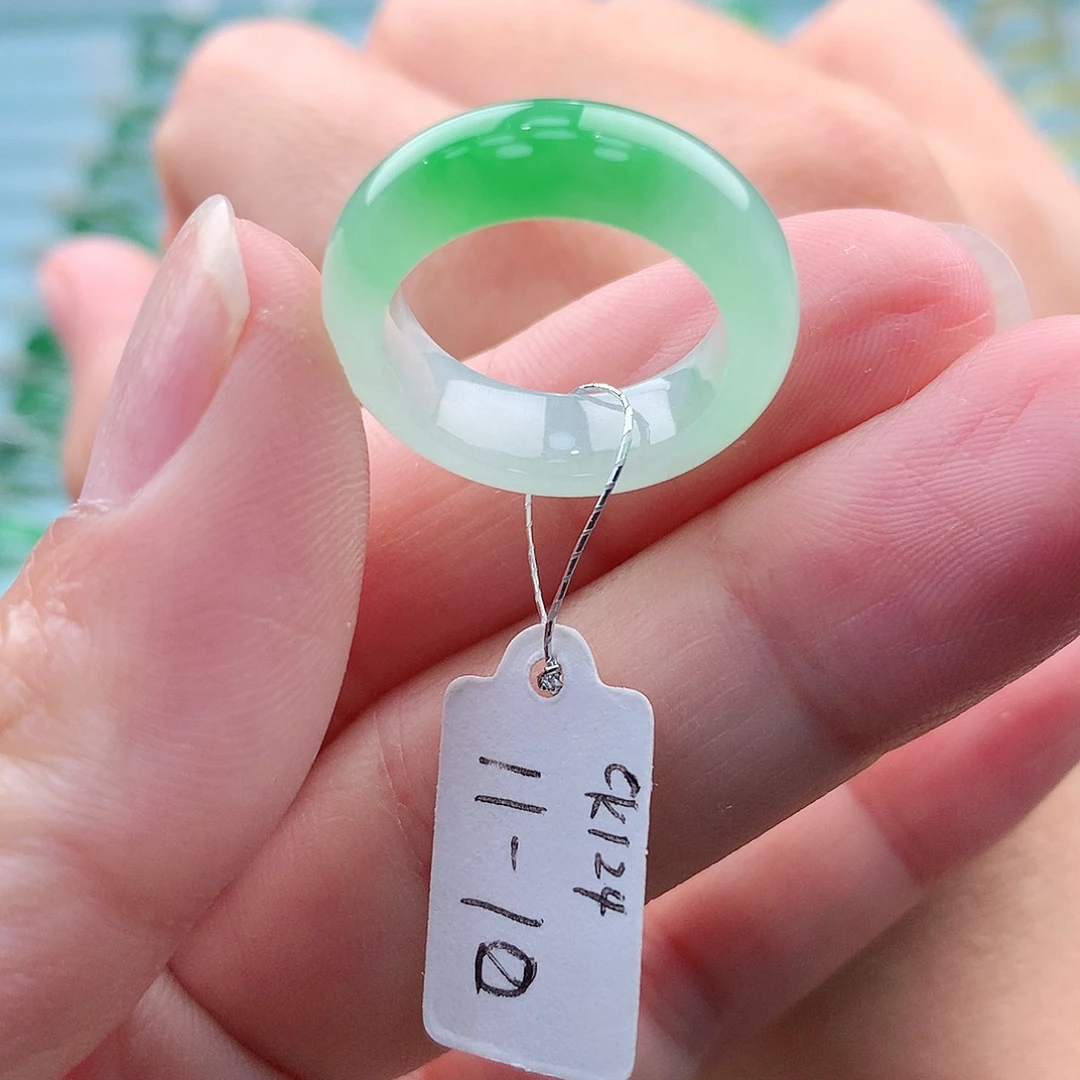 未镶嵌戒指翡翠A货缅甸翡翠