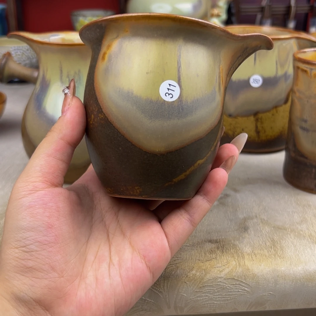 杯纯手工柴烧主人杯