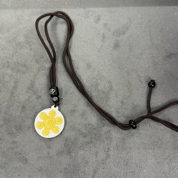 吊坠足银布艺 足银钱串子吊坠-3260