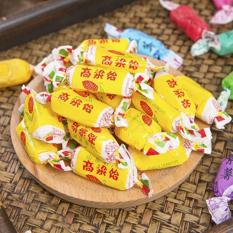 拉丝高粱饴山东特产年货必备口感软糯多口味散装批发软糖