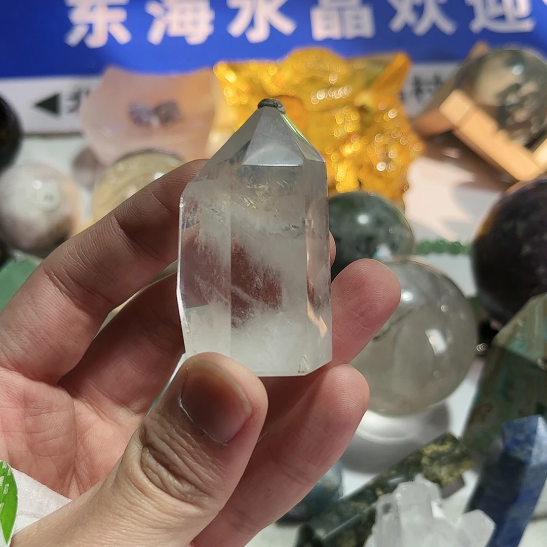 水晶天然水晶银S925镶嵌