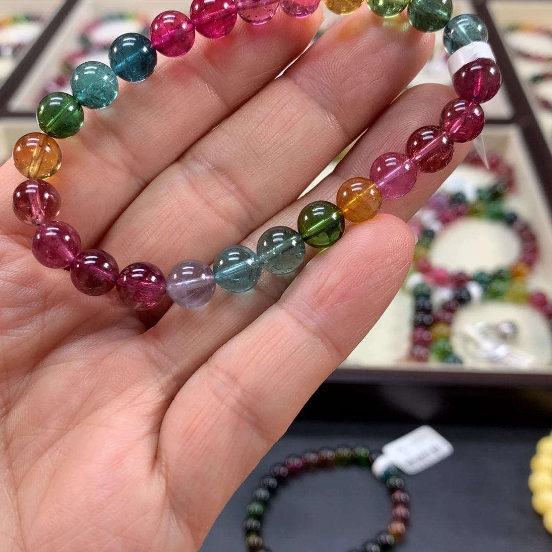 碧玺手链未镶嵌7.5左右