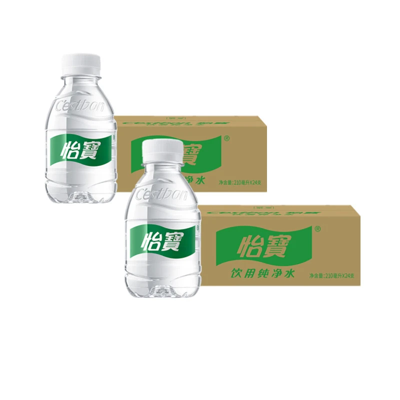 （48瓶）怡宝口袋装纯净水210ml*24瓶*2箱迷你mini小瓶可爱饮用水