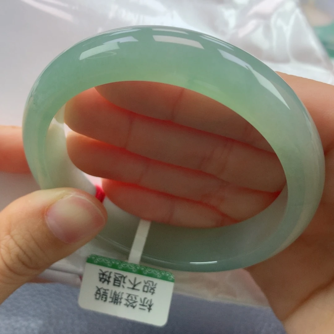 未镶嵌手镯翡翠缅甸天然翡翠A货56.5正