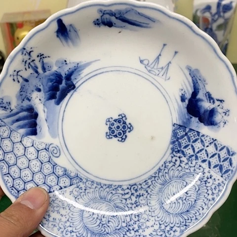 【闪购商品】碟中古工艺品回流瓷器