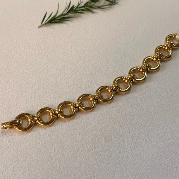 90新 BURBERRY/博柏利 【六六中古】孤品复古手链te3902手围19