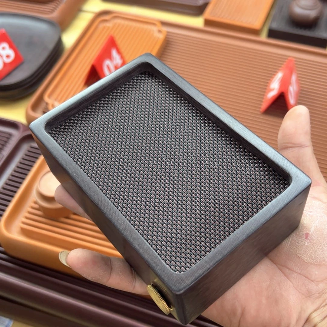 豪***讯紫檀色电木茶盘掌中宝15*10cm