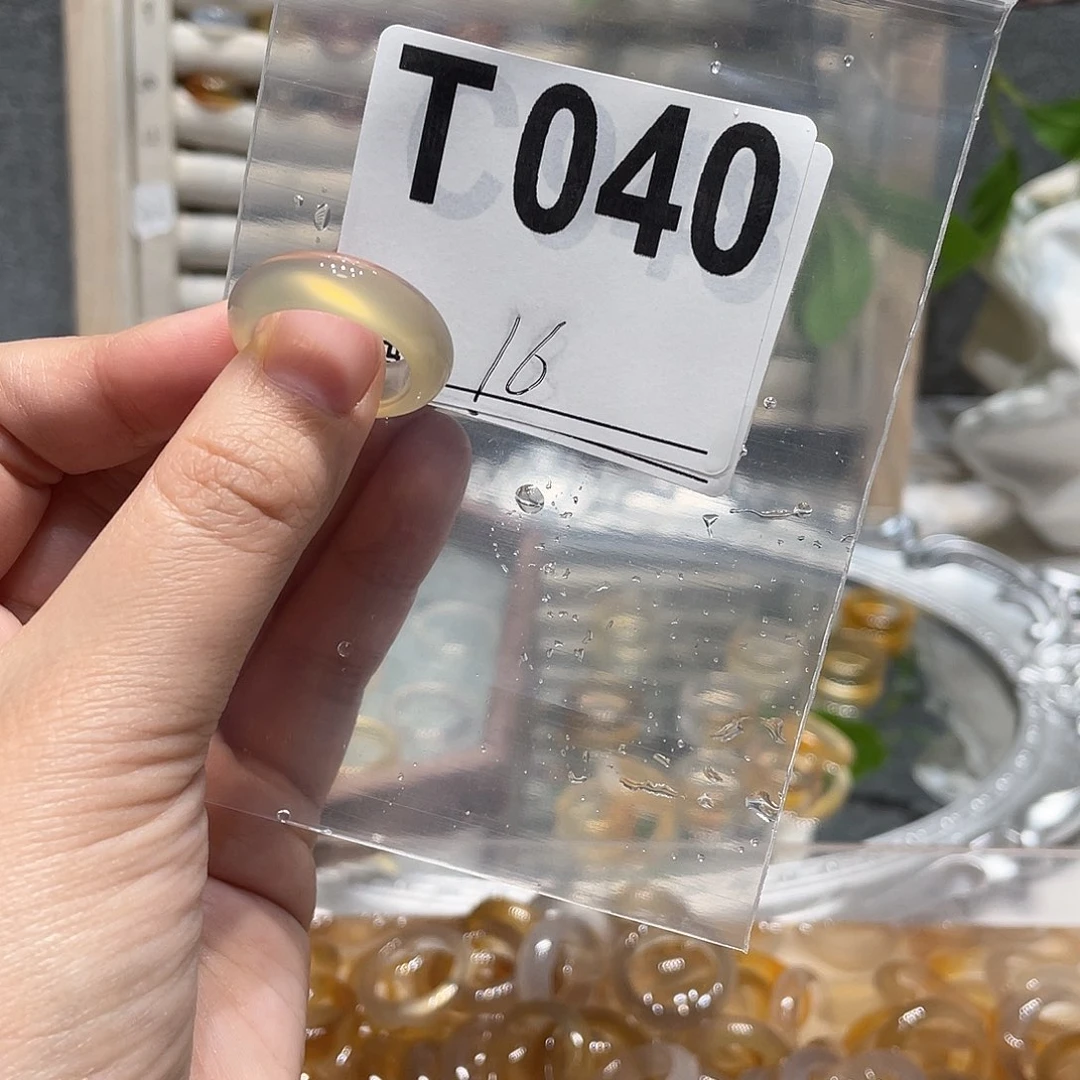 玛瑙/玉髓未镶嵌戒指040