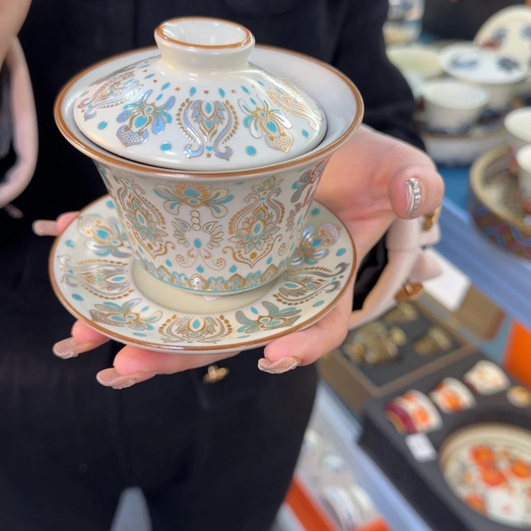 这些盖碗真好看！！！