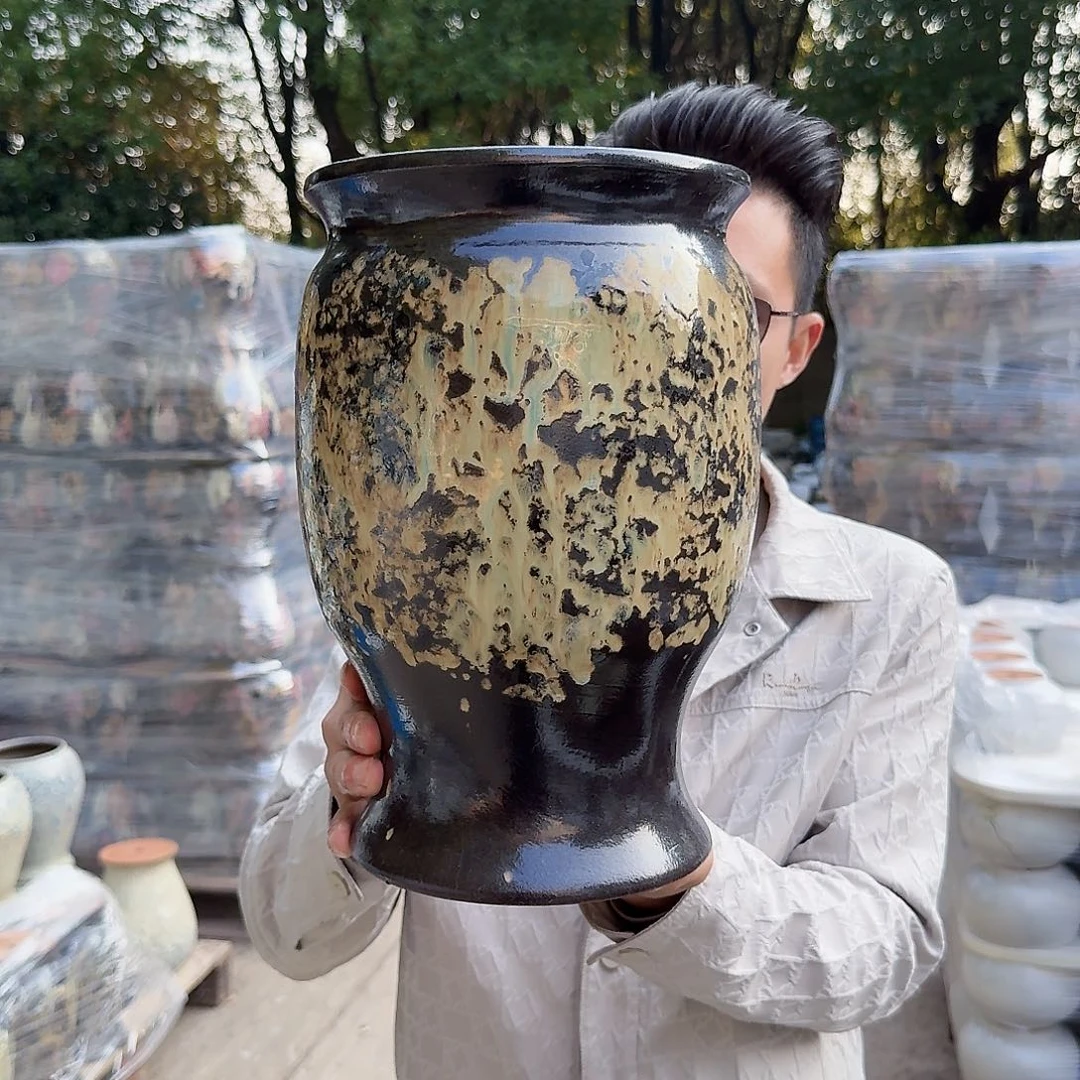 紫砂花盆口19高30（一个葫芦姹寂老胡
