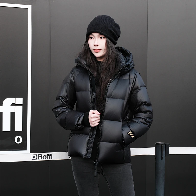 【大白鹅】短款鹅绒服男女同款保暖羽绒服加厚秋冬时尚冬季爆款外套