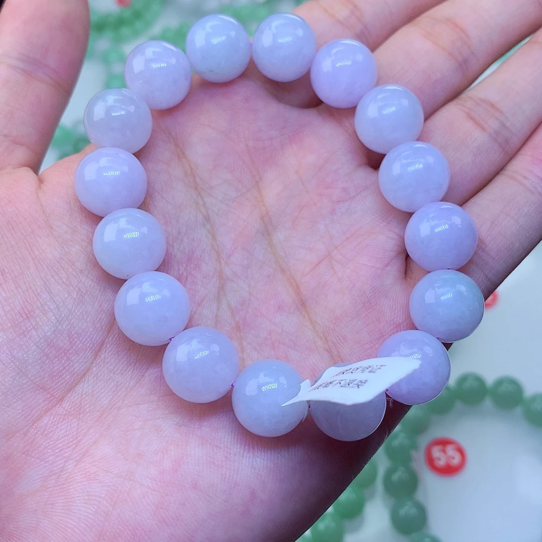 翡翠未镶嵌毛衣链卡13